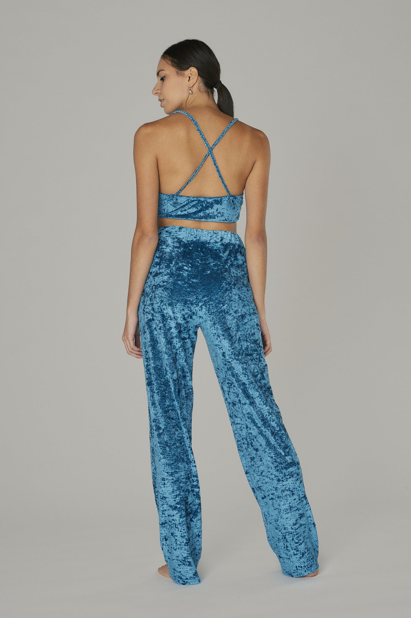 Velvet Trouser Teal