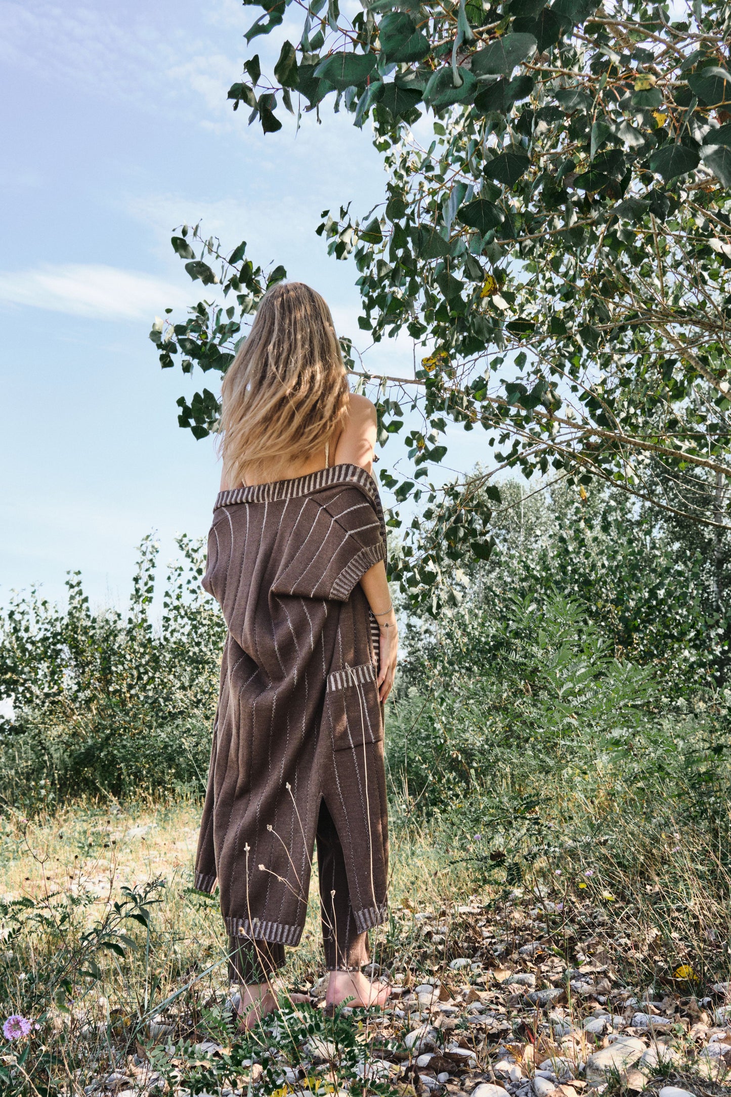 Brown Sunflower Vest