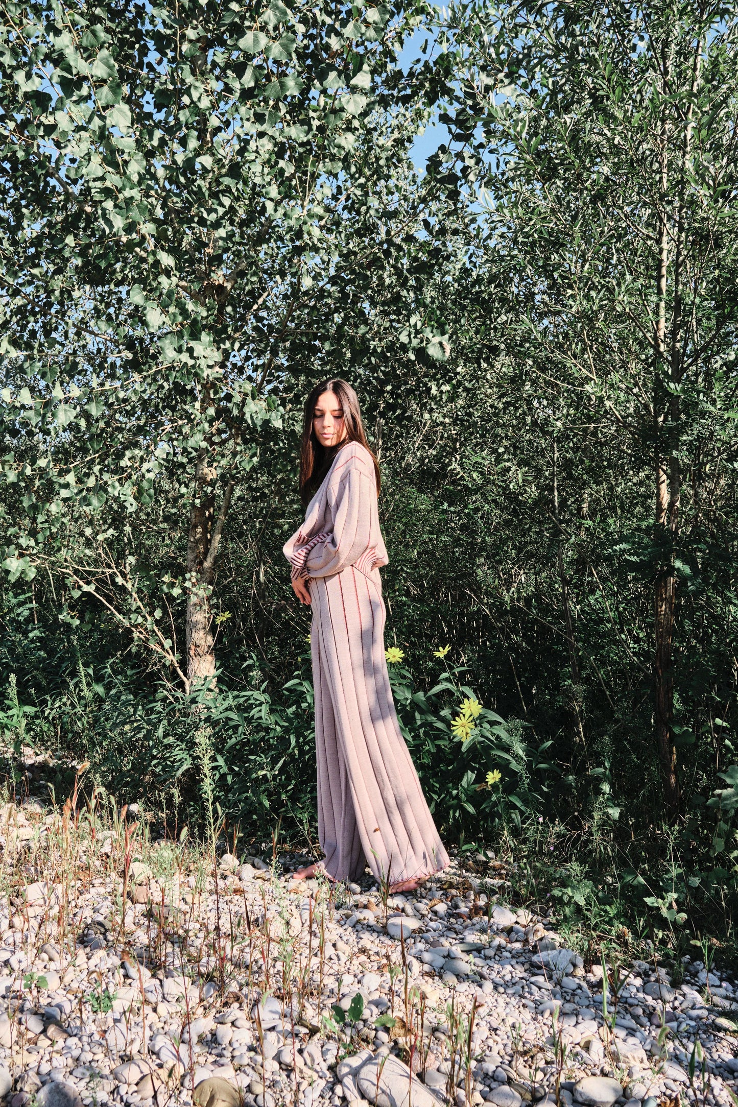 Ocher Peony Trousers