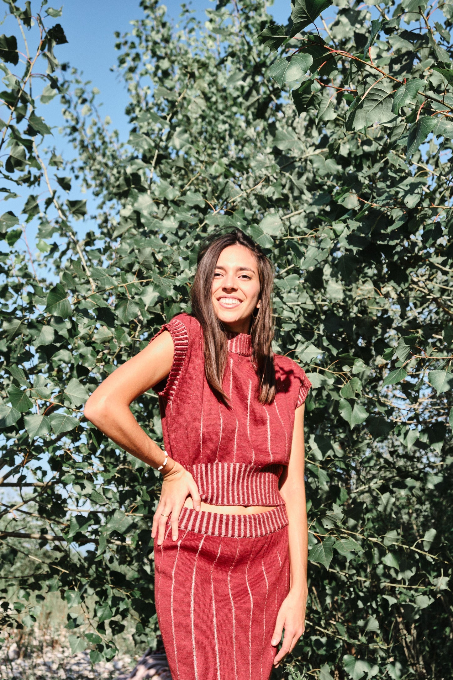 Bordeaux Golden Bay Vest