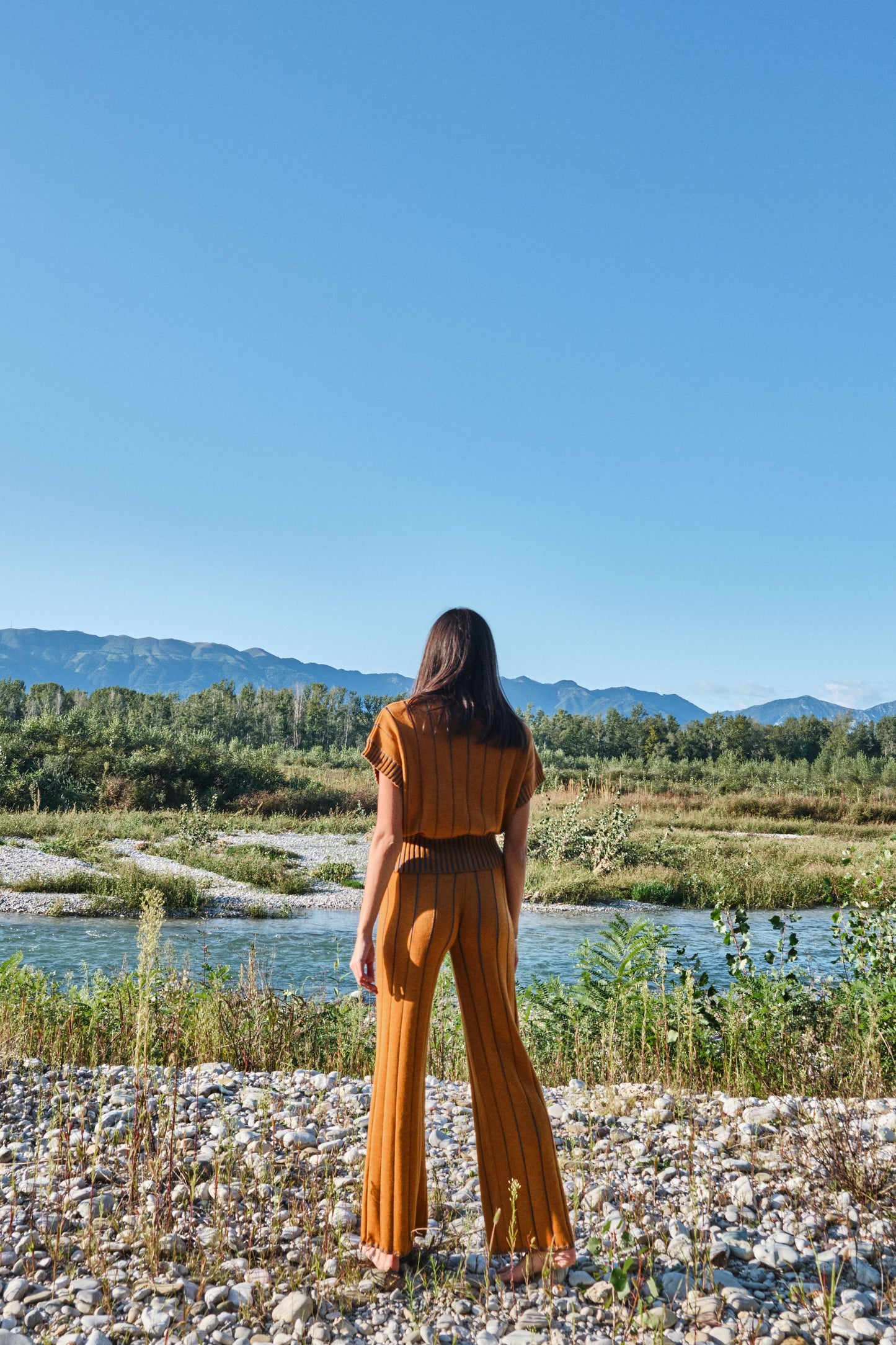 Ocher Peony Trousers