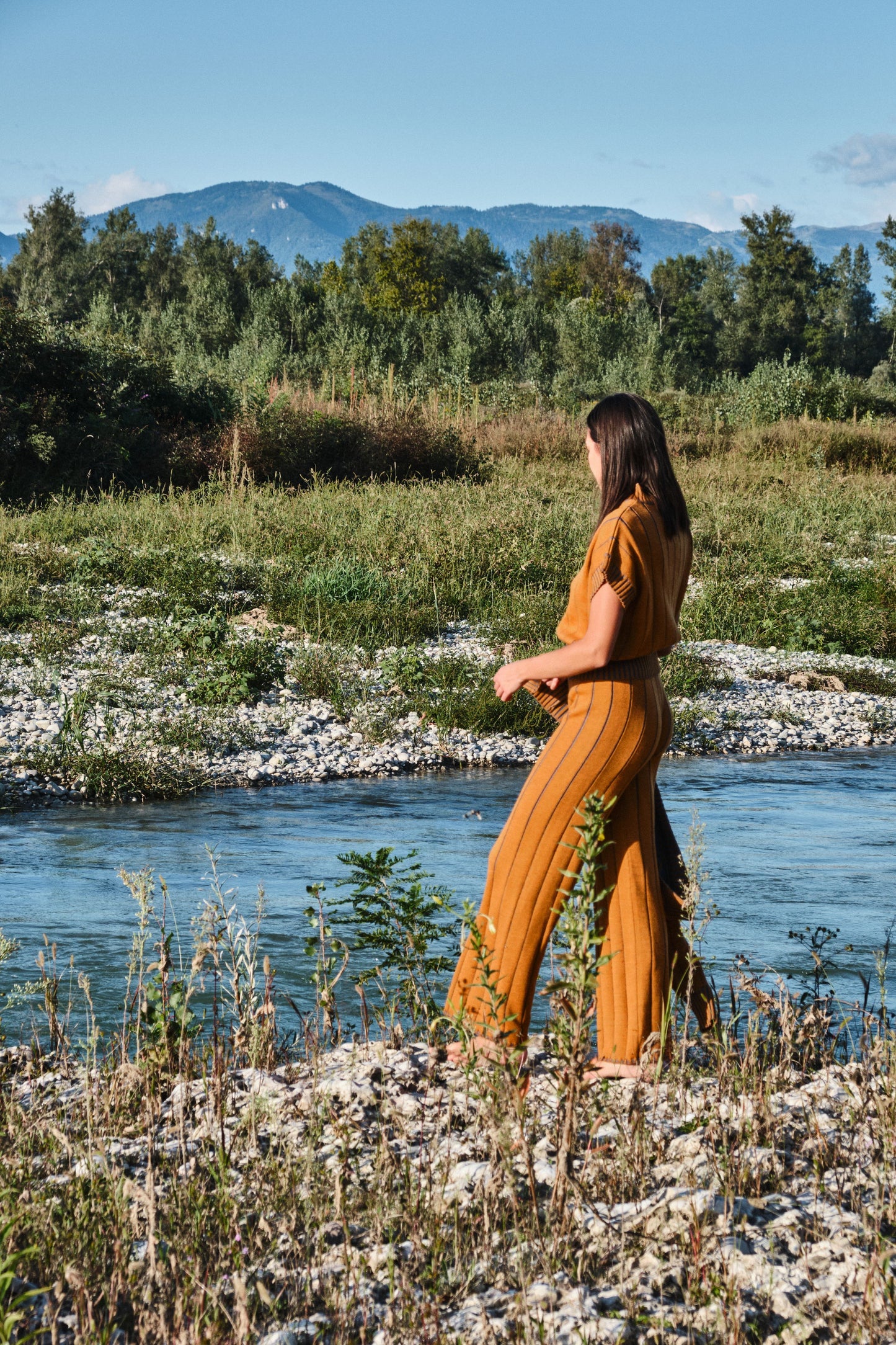 Ocher Peony Trousers