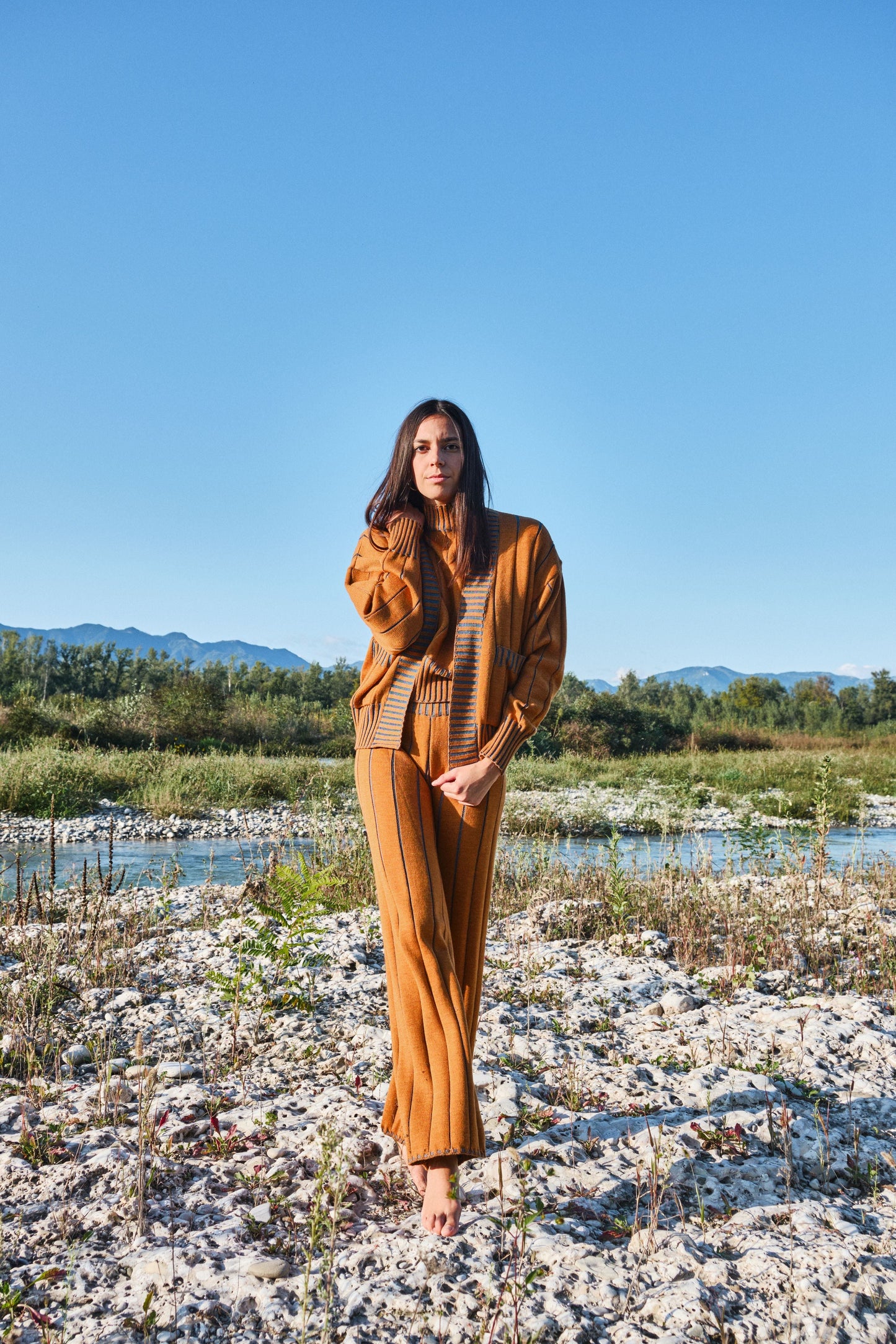 Ocher Peony Trousers