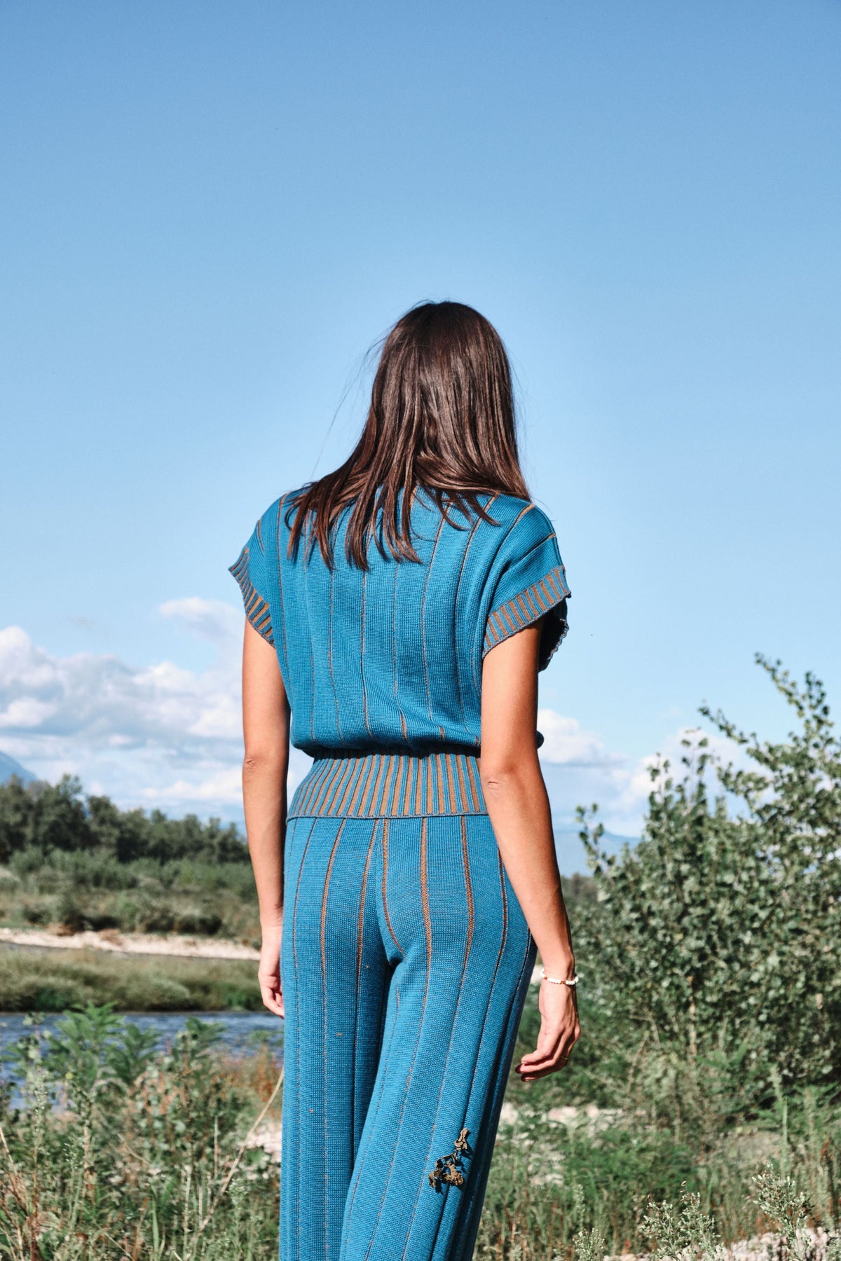 Golden Bay Vest Teal
