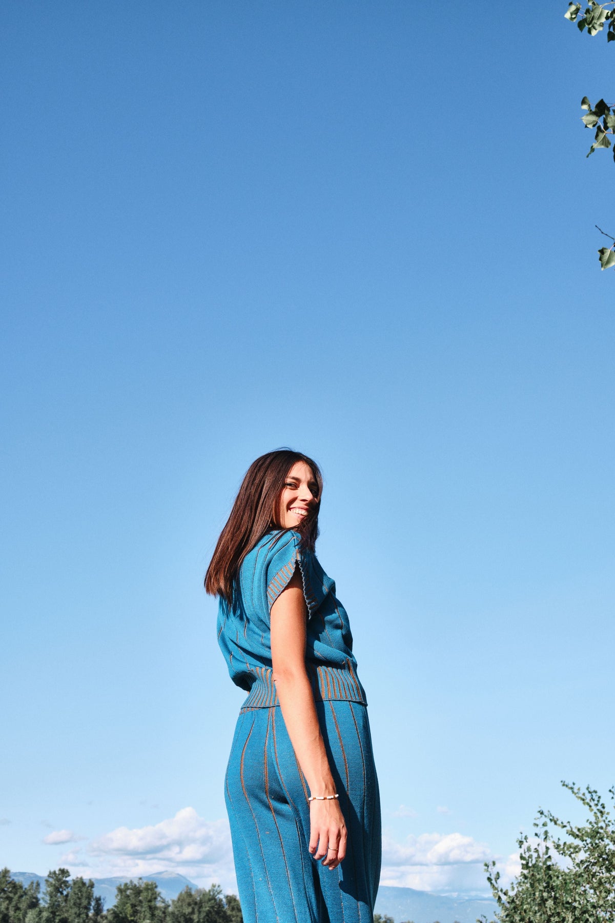 Golden Bay Vest Teal