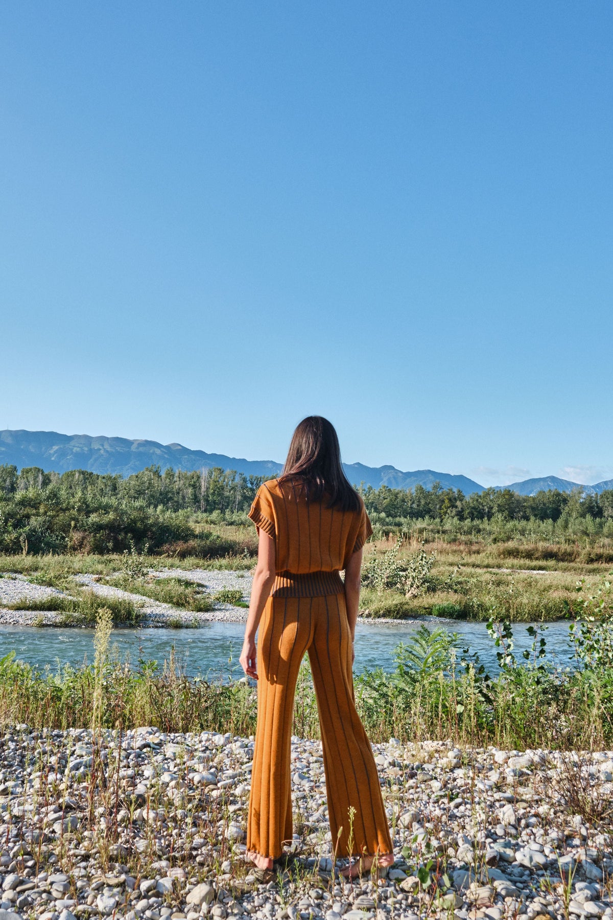 Ocher Peony Trousers